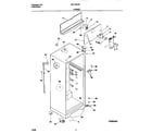 Universal/Multiflex (Frigidaire) MRT18CSED3 cabinet diagram