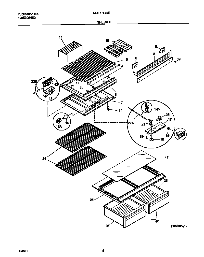 Shelves/controls
