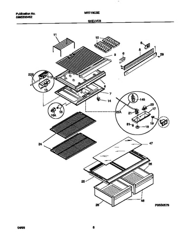 Shelves/controls