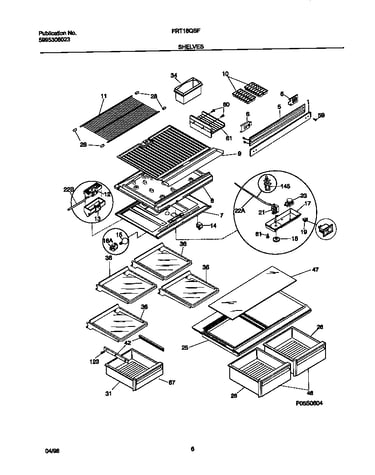 Shelves/controls
