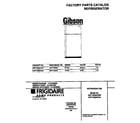 Gibson GRT18QNCW4 cover diagram