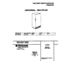 Universal/Multiflex (Frigidaire) MFU17M3GW0 cover diagram