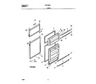 Universal/Multiflex (Frigidaire) MRT18BSCW3 doors diagram
