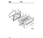 Frigidaire FGF326WGSA door diagram