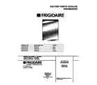 Frigidaire FDB737GFR2 cover diagram