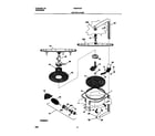 Frigidaire FDB737GFT2 motor & pump diagram