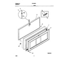 Universal/Multiflex (Frigidaire) MFC25M4GW1 door diagram