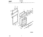 Universal/Multiflex (Frigidaire) MRT13BSCW2 doors diagram
