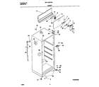 Universal/Multiflex (Frigidaire) MRT13BSCW2 cabinet diagram