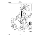 Frigidaire FDG8971EW1 cabinet/drum diagram