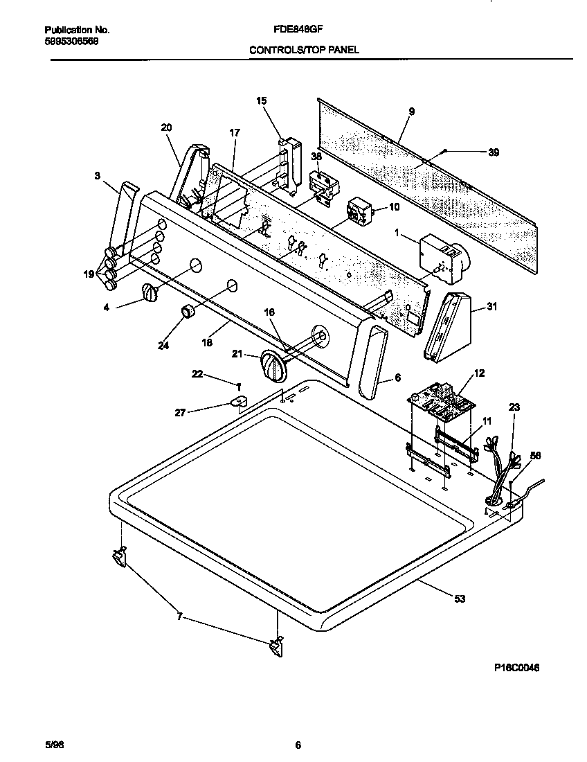 Controls/top panel