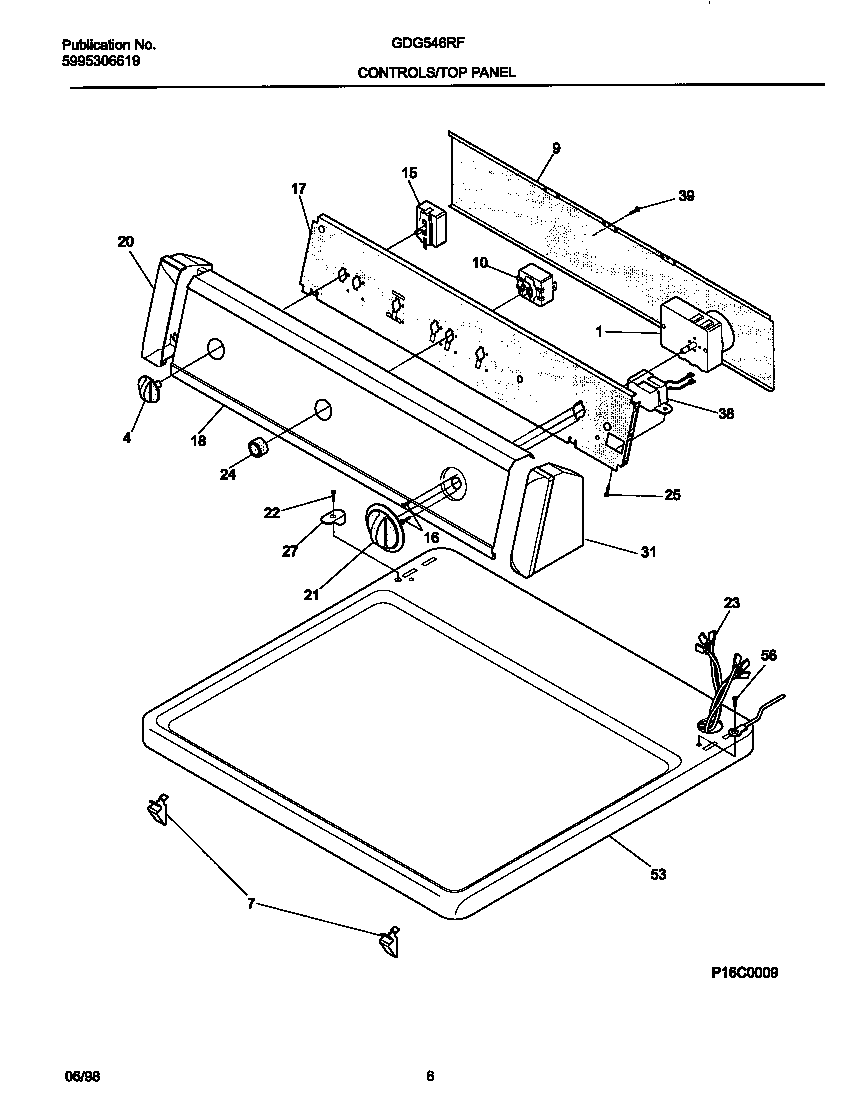 Controls/top panel
