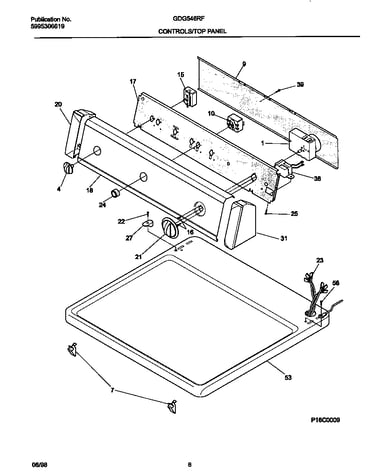 Controls/top panel
