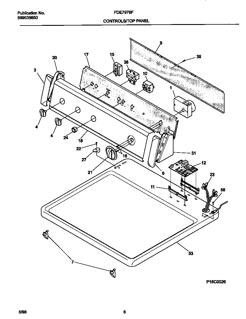 Controls/top panel