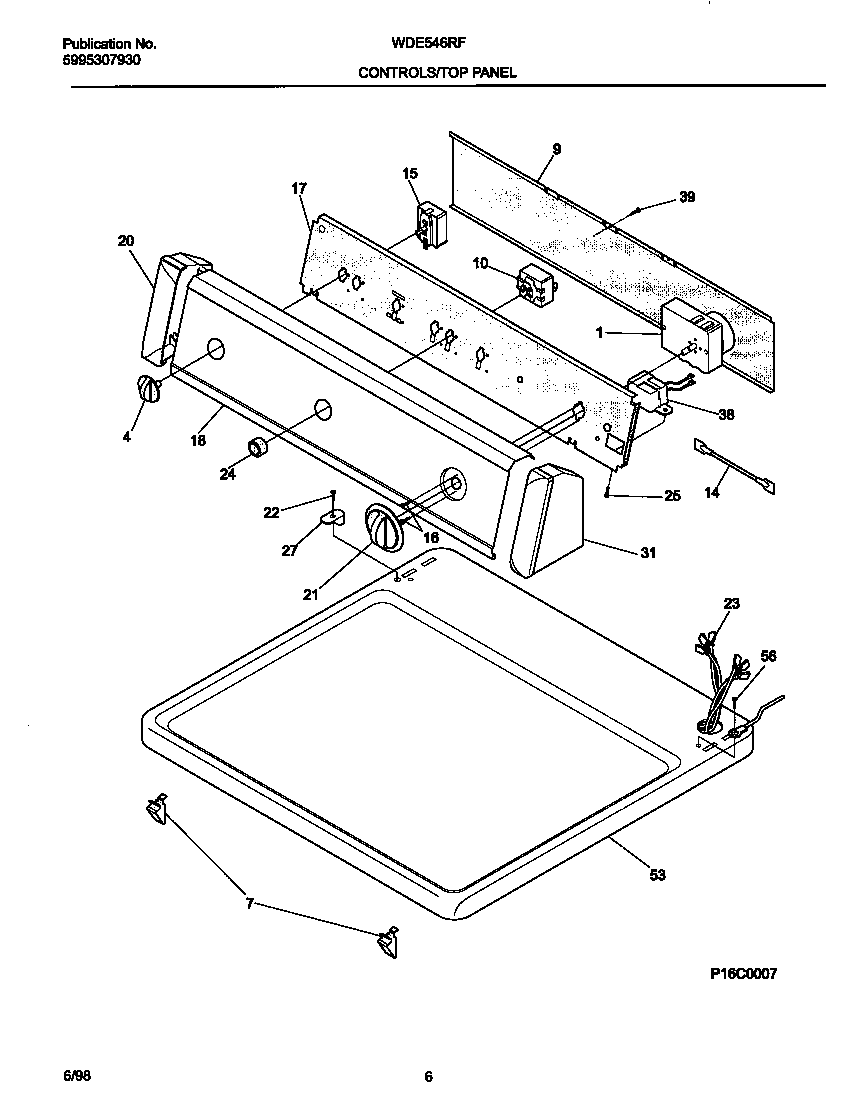 Controls/top panel