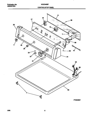 Controls/top panel