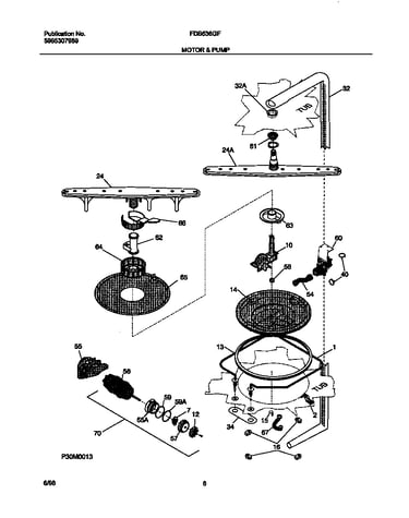 Motor and pump