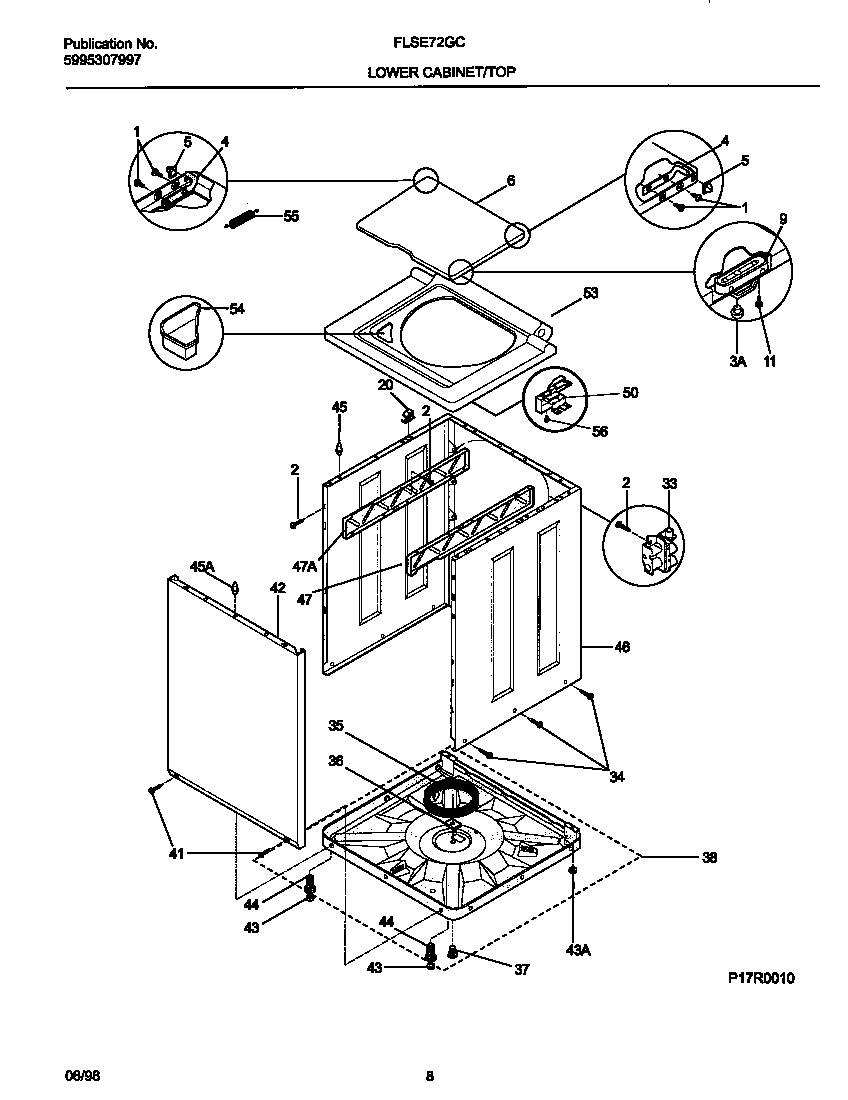 Lower cabinet/top