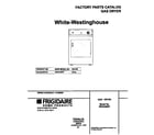 White-Westinghouse WDG546RFS0 cover diagram