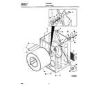 White-Westinghouse WDG546RFS0 cabinet/drum diagram