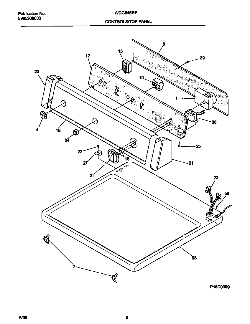 Controls/top panel