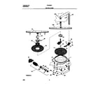 Frigidaire FDP635RFR3 motor and pump diagram