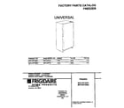 Universal/Multiflex (Frigidaire) MFU14F1GW2 cover diagram