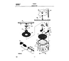 Frigidaire FDB834RFS0 motor and pump diagram