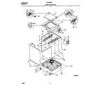 Universal/Multiflex (Frigidaire) MLSG62RFD1 lower cabinet/top diagram