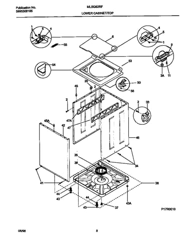 Lower cabinet/top