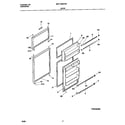 Universal/Multiflex (Frigidaire) MRT13BSCW4 door diagram