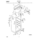 Universal/Multiflex (Frigidaire) MRT13BSCW4 cabinet diagram