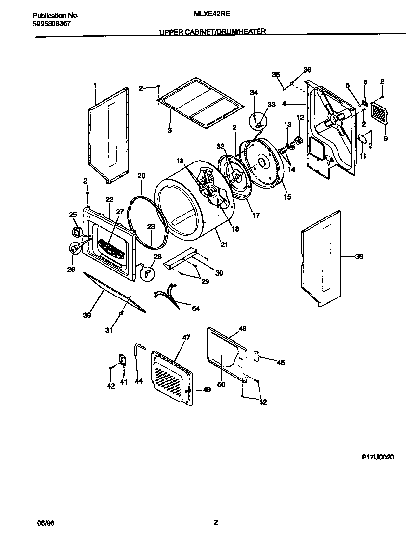 UPPER CABINET/DRUM/HEATER