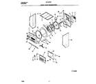 Universal/Multiflex (Frigidaire) MLXE42REW4 upper cabinet/drum/heater diagram