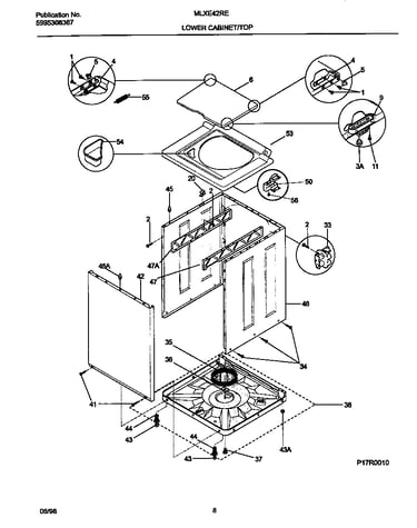Lower cabinet/top