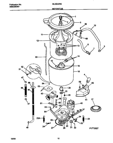 Motor/tub