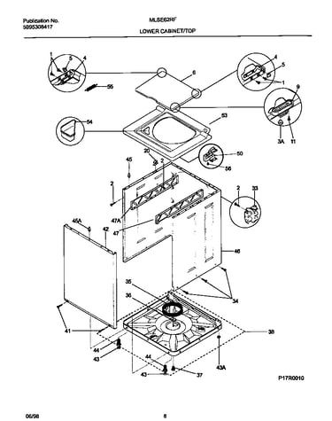 Lower cabinet/top