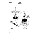 Universal/Multiflex (Frigidaire) MDB125RGR0 motor and pump diagram