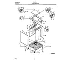 Frigidaire FLXG52RBS6 lower cabinet/top diagram
