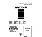 Frigidaire FEF353BFDB cover diagram