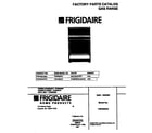 Frigidaire FGF335CGSA cover diagram