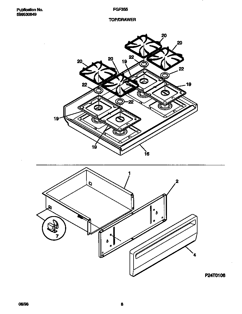 Top/drawer