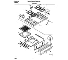 Universal/Multiflex (Frigidaire) MPF311SGDA top/drawer diagram