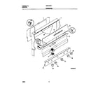 Universal/Multiflex (Frigidaire) MGF316WGSA backguard diagram