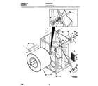 White-Westinghouse WDG546RFS1 cabinet/drum diagram
