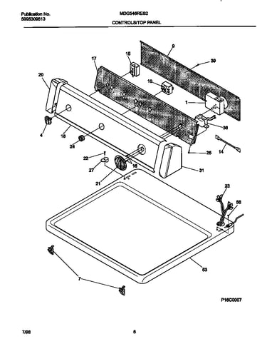 Controls/top panel