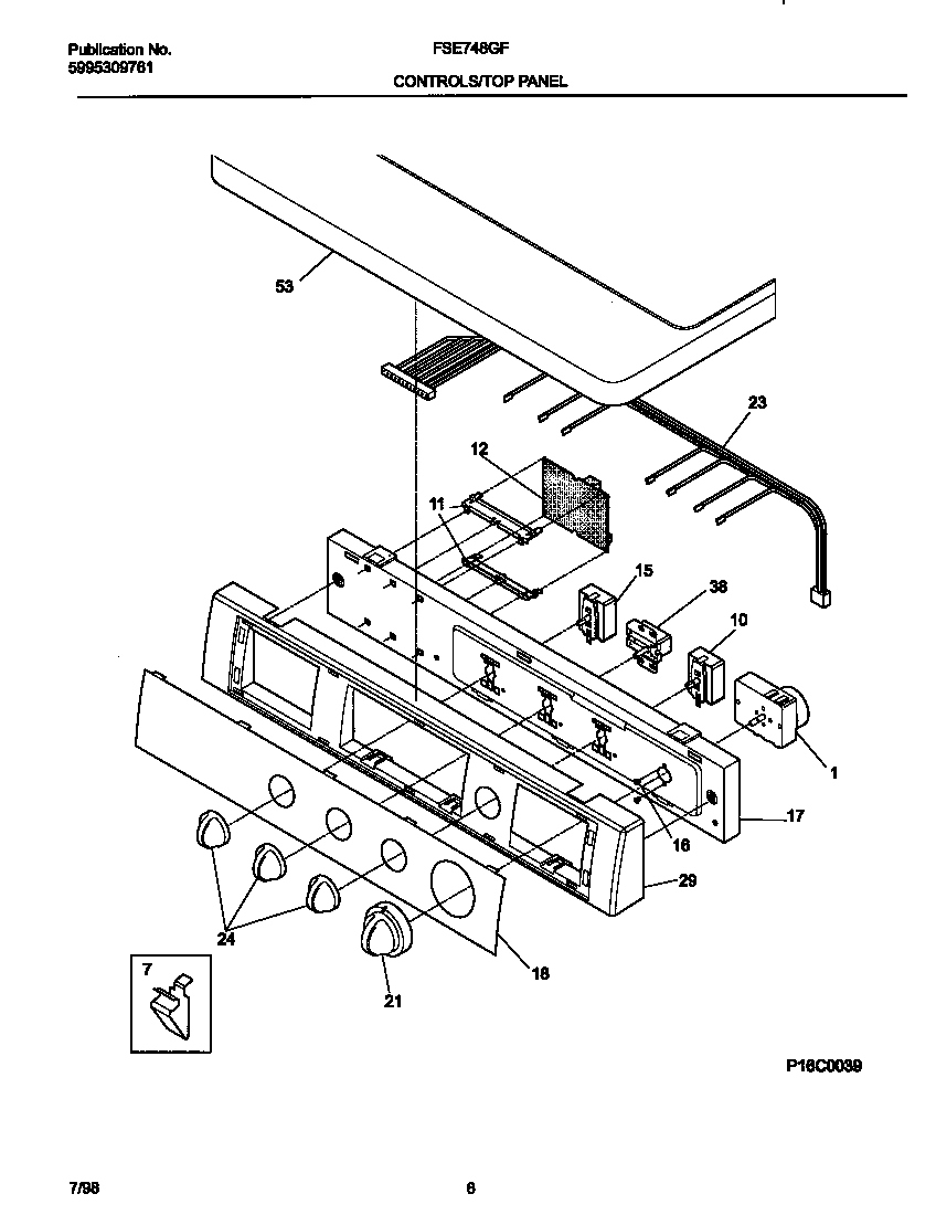 Controls/top panel