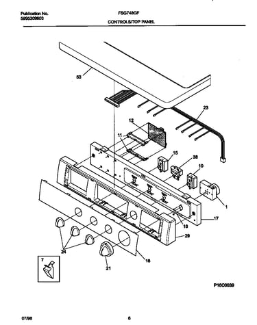 Controls/top panel