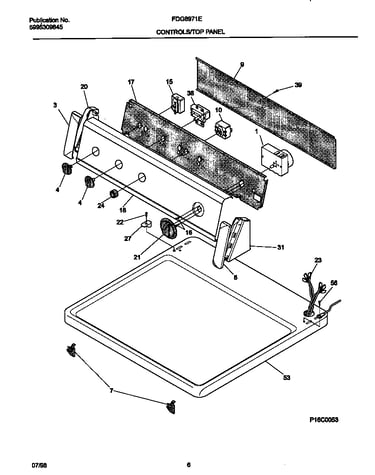 Controls/top panel