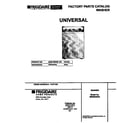 Universal/Multiflex (Frigidaire) MWX645RES3 cover diagram